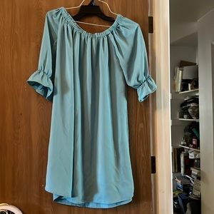 Teal dress
